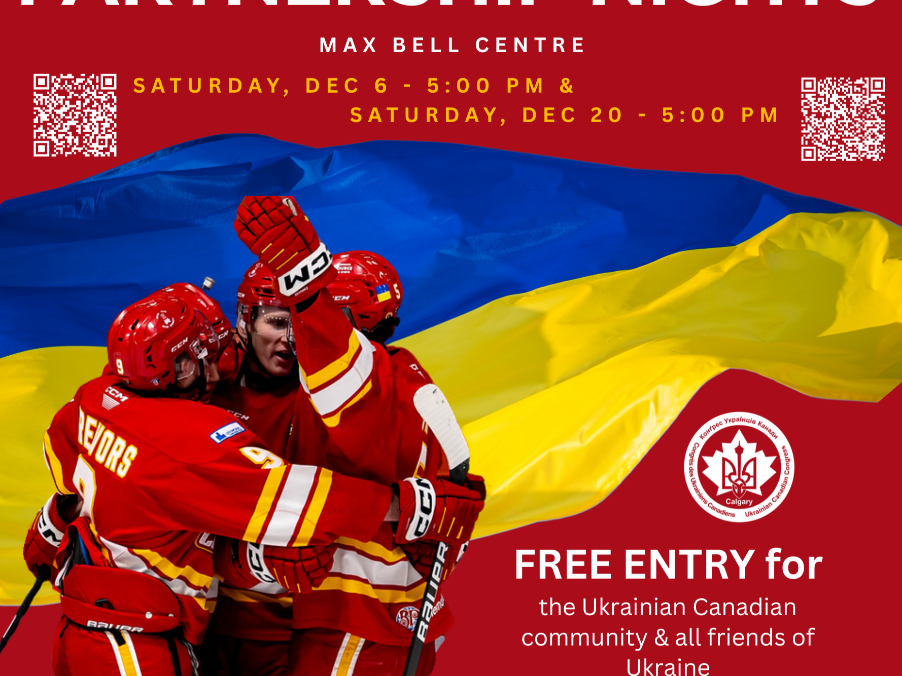 Calgary Canucks hockey game