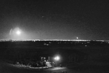 Альбертинці стали свідками вражаючої вогняної кулі в ранковому небі