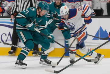 "Шаркс" здобули важливу перемогу над "Ойлерз", завершивши безвиграшну серію з 5 матчів