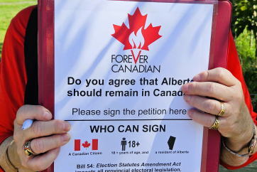 Петицію за єдність Канади в Альберті можуть розглянути пізніше