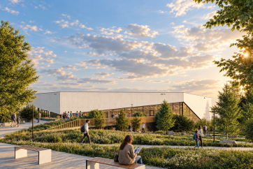 Прогрес будівництва бібліотеки Symons Valley Centre у Калгарі: завершення заплановане на 2028 рік