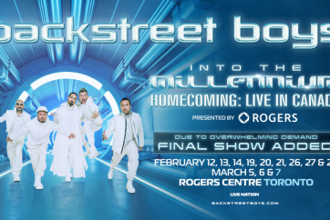 Backstreet Boys оголосили про додатковий концерт у Торонто: нова дата – 7 березня 2027 року