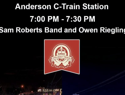 CPKC Holiday Train 2026 — a festive Christmas train in Calgary